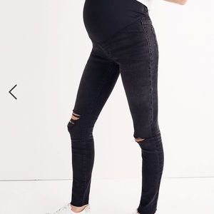 Madewell over the belly maternity jeans